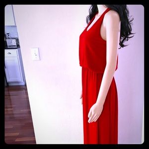 Bright Red Maxi Sundress